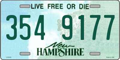 NH license plate 3549177