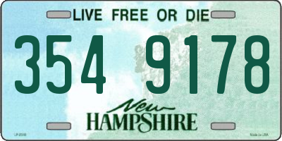 NH license plate 3549178