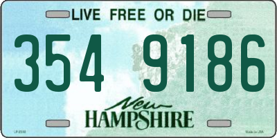 NH license plate 3549186