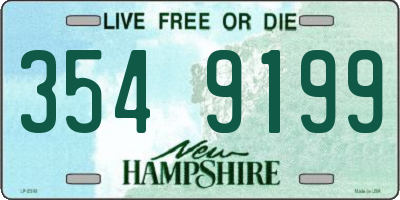 NH license plate 3549199