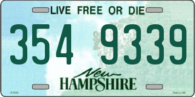 NH license plate 3549339