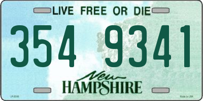 NH license plate 3549341