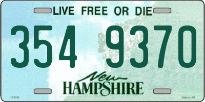 NH license plate 3549370