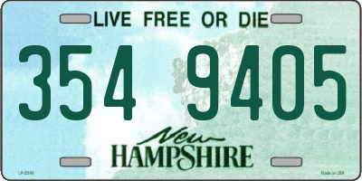 NH license plate 3549405