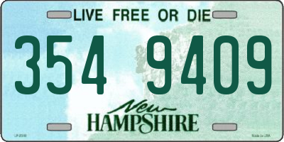 NH license plate 3549409