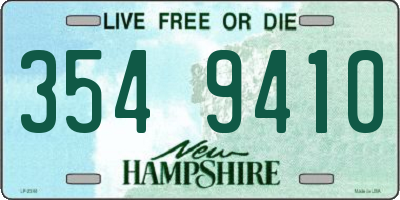 NH license plate 3549410
