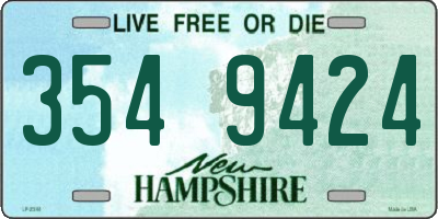 NH license plate 3549424