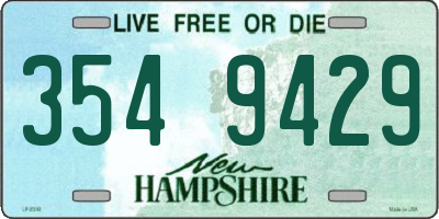 NH license plate 3549429