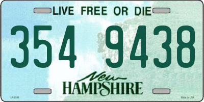 NH license plate 3549438