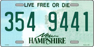 NH license plate 3549441