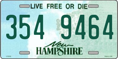 NH license plate 3549464