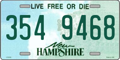 NH license plate 3549468