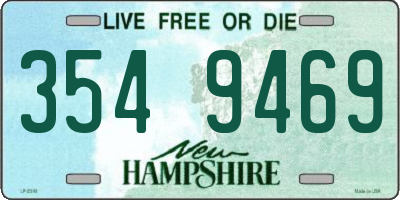 NH license plate 3549469