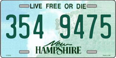 NH license plate 3549475