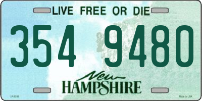 NH license plate 3549480