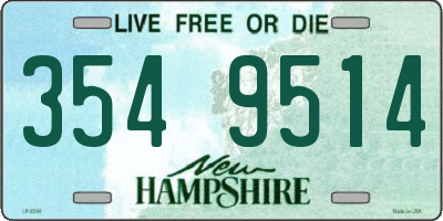 NH license plate 3549514