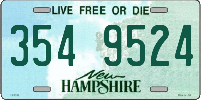 NH license plate 3549524