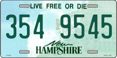 NH license plate 3549545