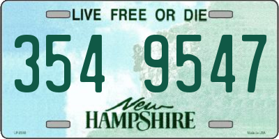 NH license plate 3549547
