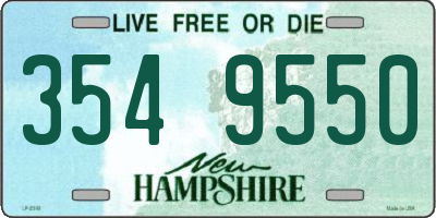NH license plate 3549550