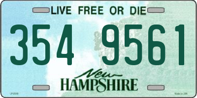 NH license plate 3549561