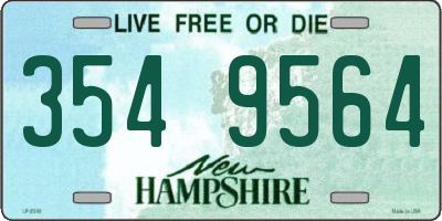 NH license plate 3549564