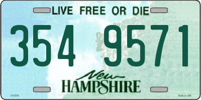 NH license plate 3549571