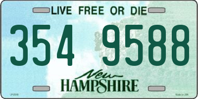 NH license plate 3549588