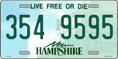 NH license plate 3549595