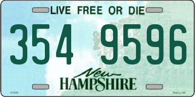 NH license plate 3549596
