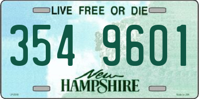 NH license plate 3549601
