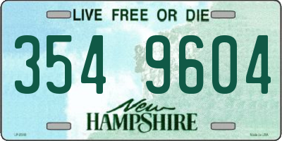 NH license plate 3549604