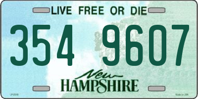 NH license plate 3549607