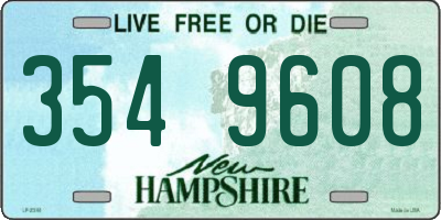 NH license plate 3549608