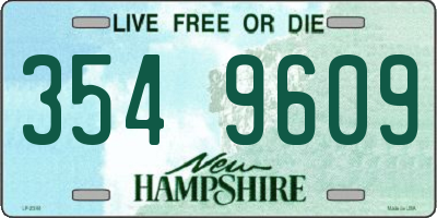 NH license plate 3549609
