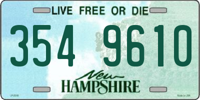 NH license plate 3549610