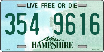 NH license plate 3549616