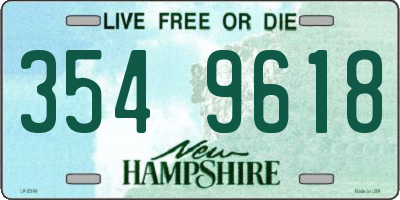 NH license plate 3549618