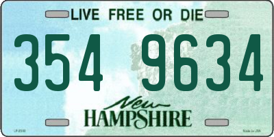 NH license plate 3549634