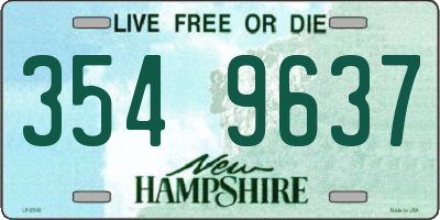 NH license plate 3549637