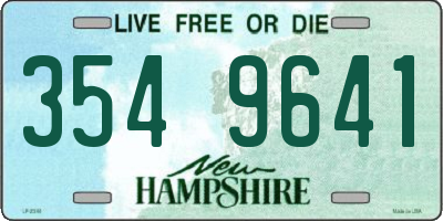 NH license plate 3549641