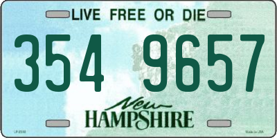 NH license plate 3549657