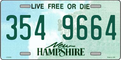 NH license plate 3549664