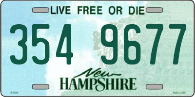 NH license plate 3549677