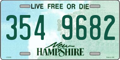 NH license plate 3549682