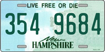 NH license plate 3549684