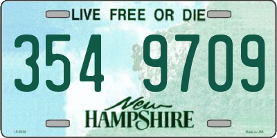 NH license plate 3549709