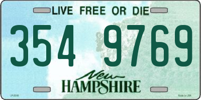 NH license plate 3549769