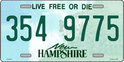 NH license plate 3549775