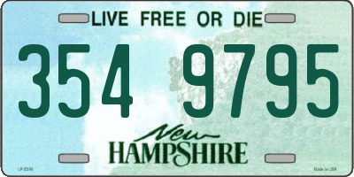 NH license plate 3549795